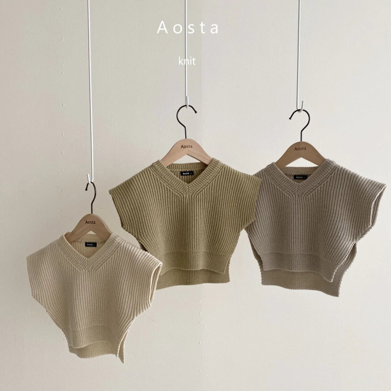 Aosta knitted vest jumper