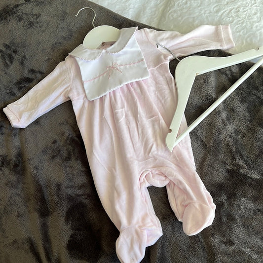 Velour baby grow