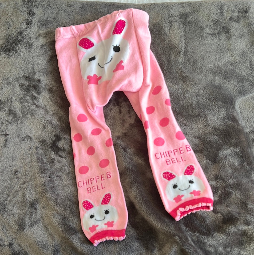 Pink spotty leggings