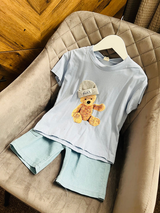 Boys relaxed bear two piece