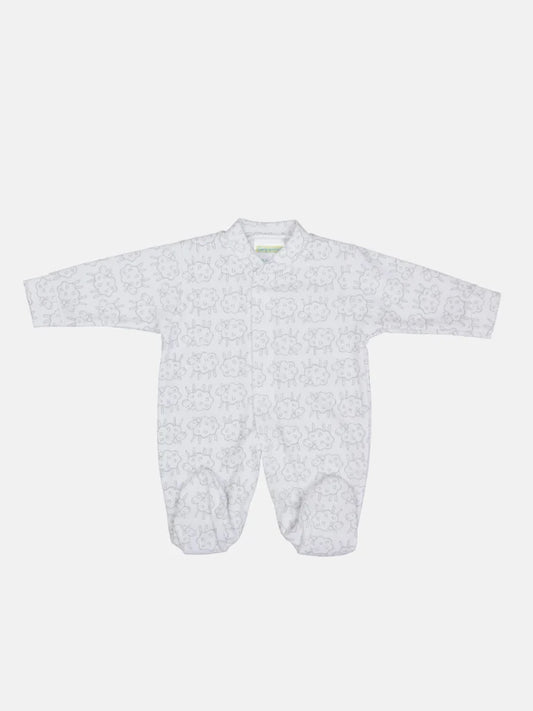 Tiny baby white baby grow