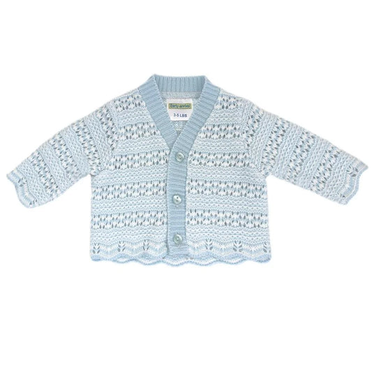 Premature baby boy cardigan