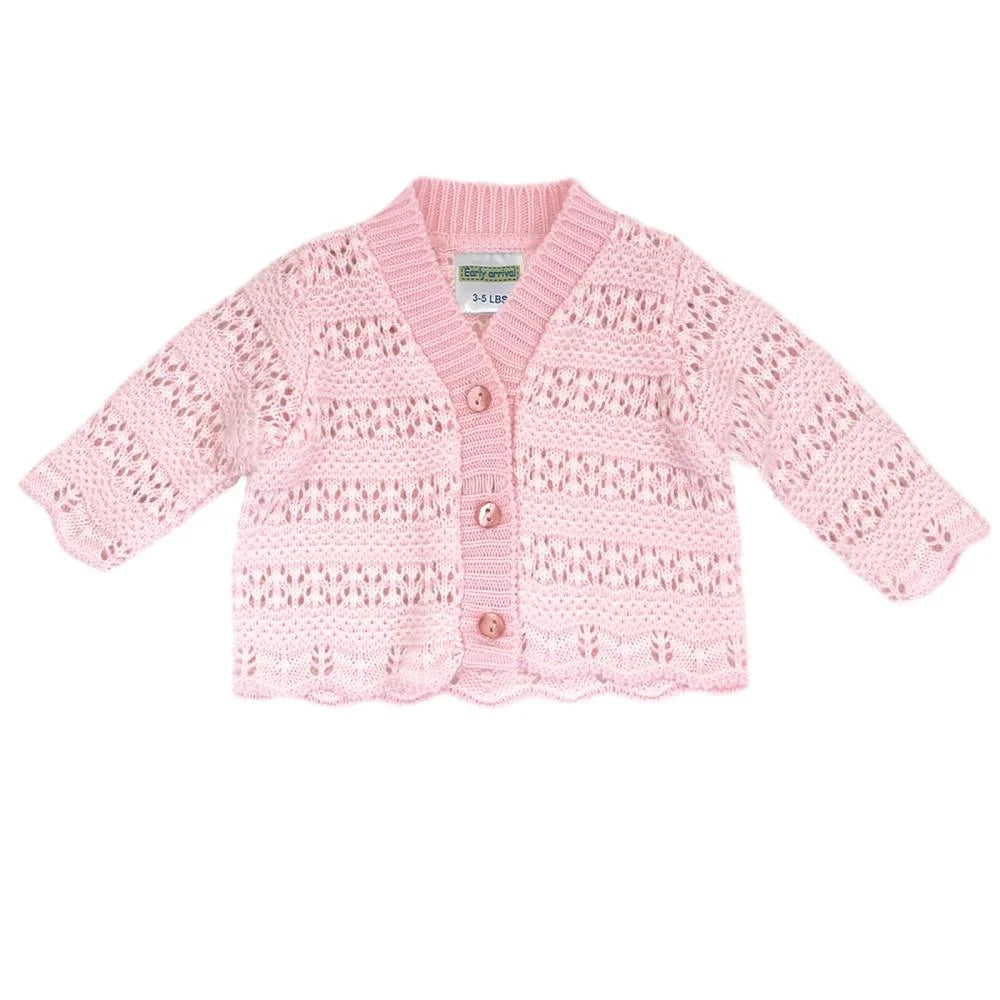 Premature baby girl cardigan