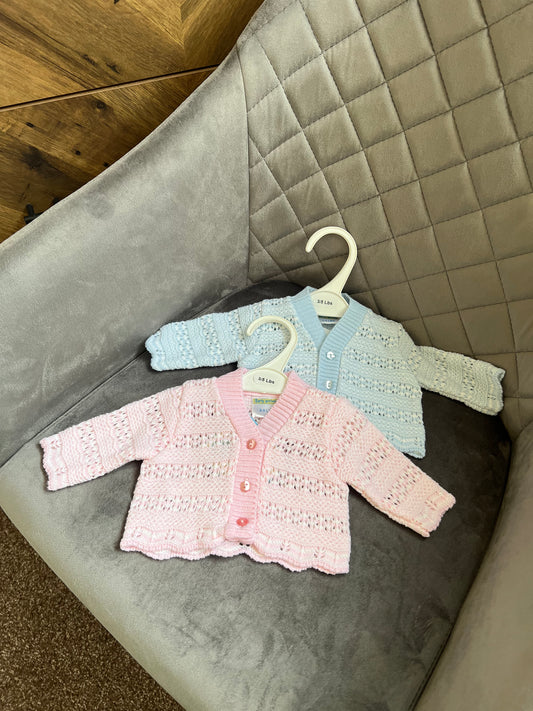 Premature baby cardigan