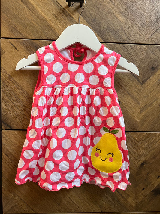 Pear baby dress