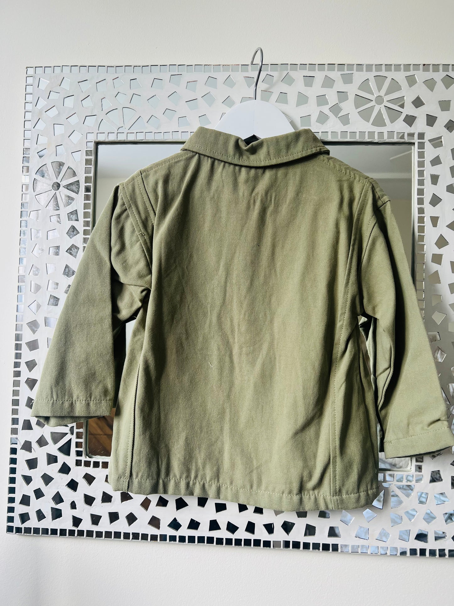 Green thick jacket