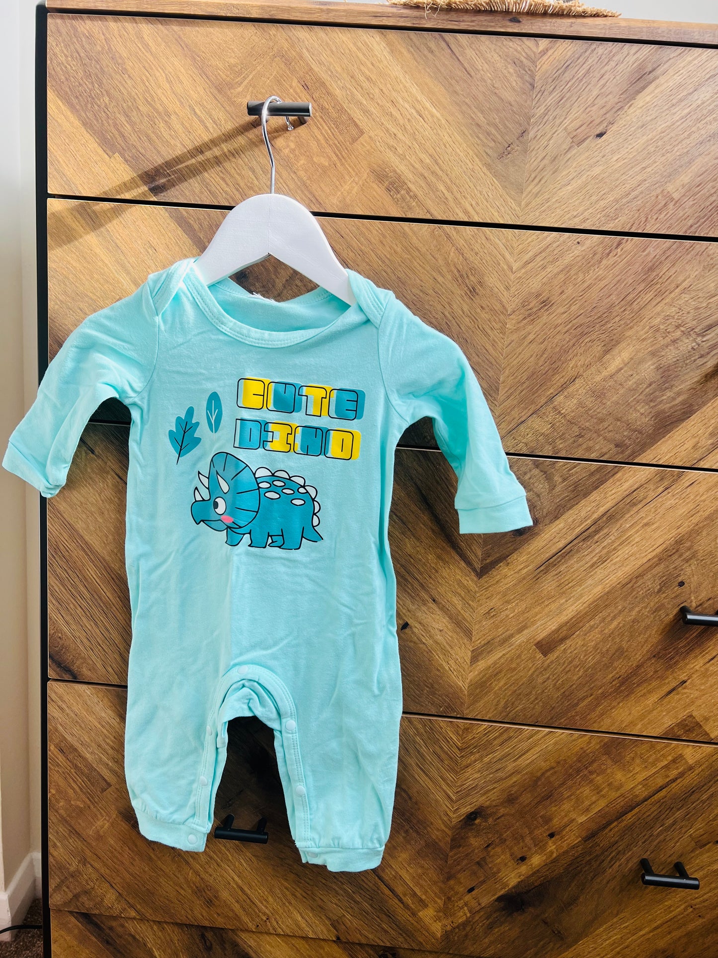 Cute dino romper light