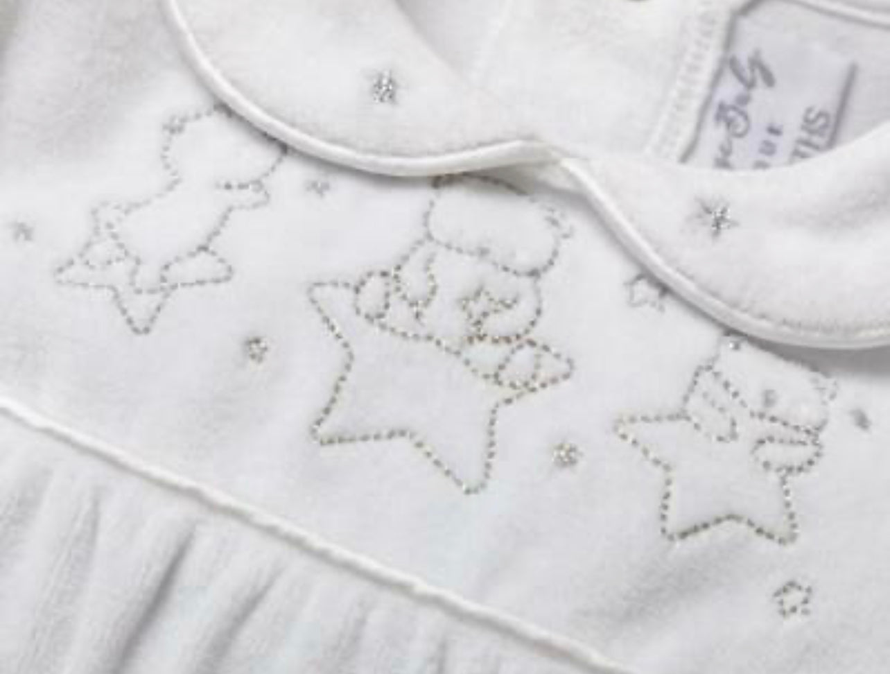 White stars Baby suit